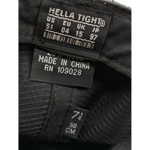 Hella Tight HT Brand Embroidered Gray Green Hat Cap **Read** - Picture 12 of 12
